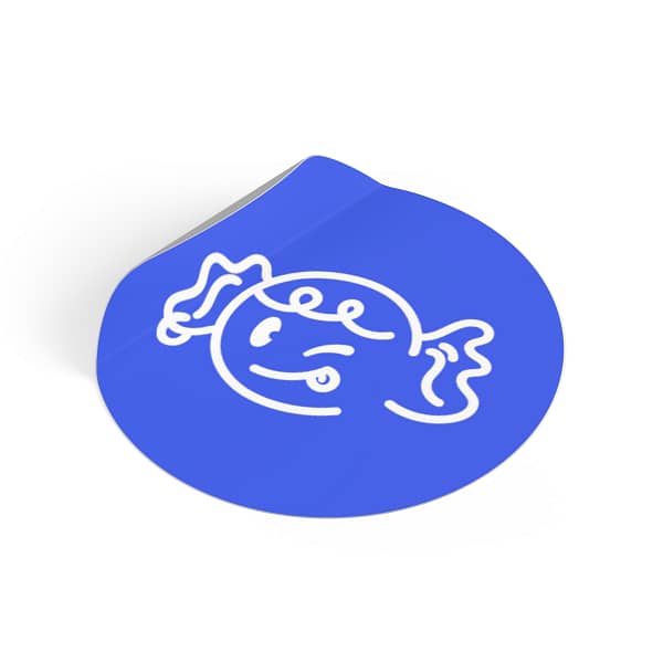 Stickers Doo Candies Blue Background – Image 2
